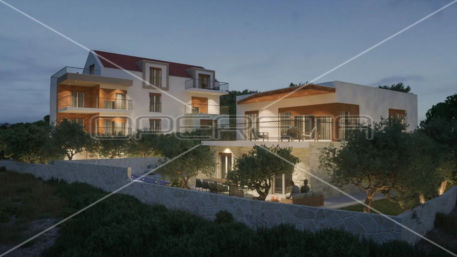 stan s bazenom i vrtom u stivašnici, 260,40 m2 - slika 22