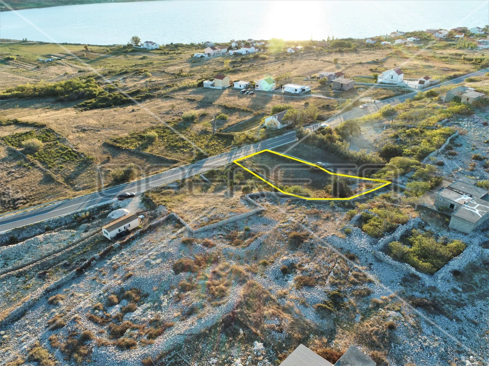 građevinsko zemljište, pogled na more, ograđeno, 821 m2, rtina,ražanac - slika 11