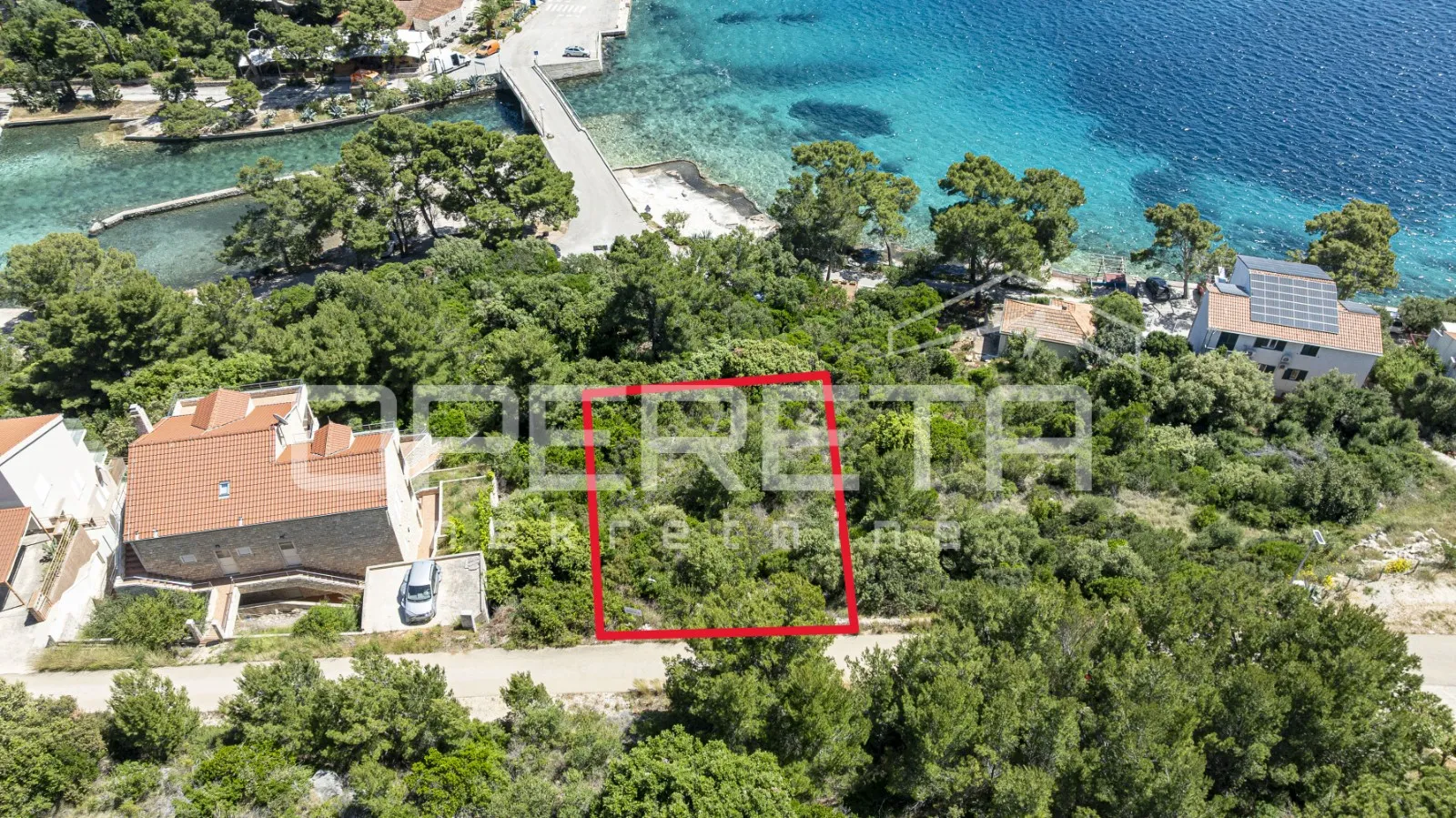 građevinsko zemljište 430 m2 s pogledom na more, lastovo - slika 9