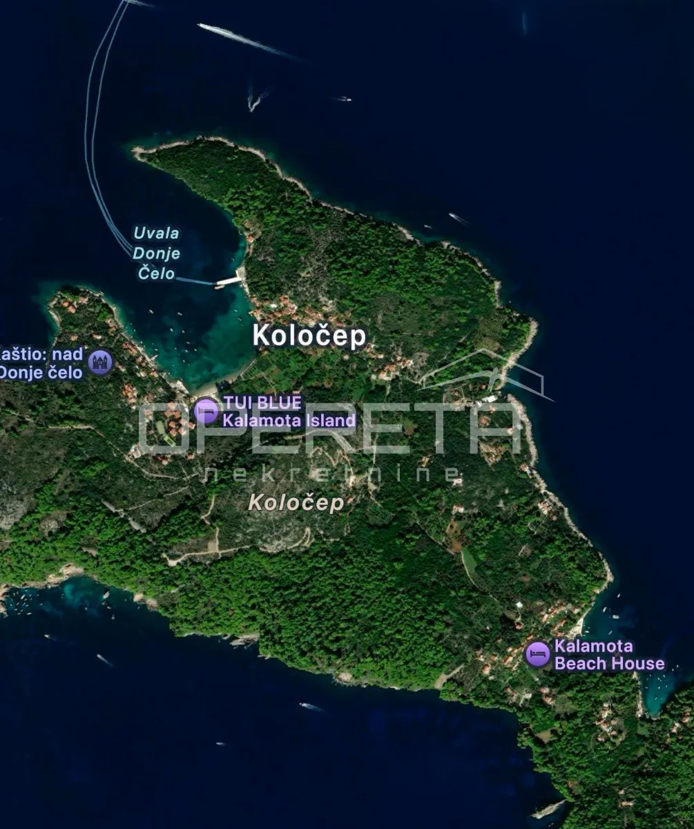 zemljište s potencijalom, koločep, 300 m do mora - slika 6