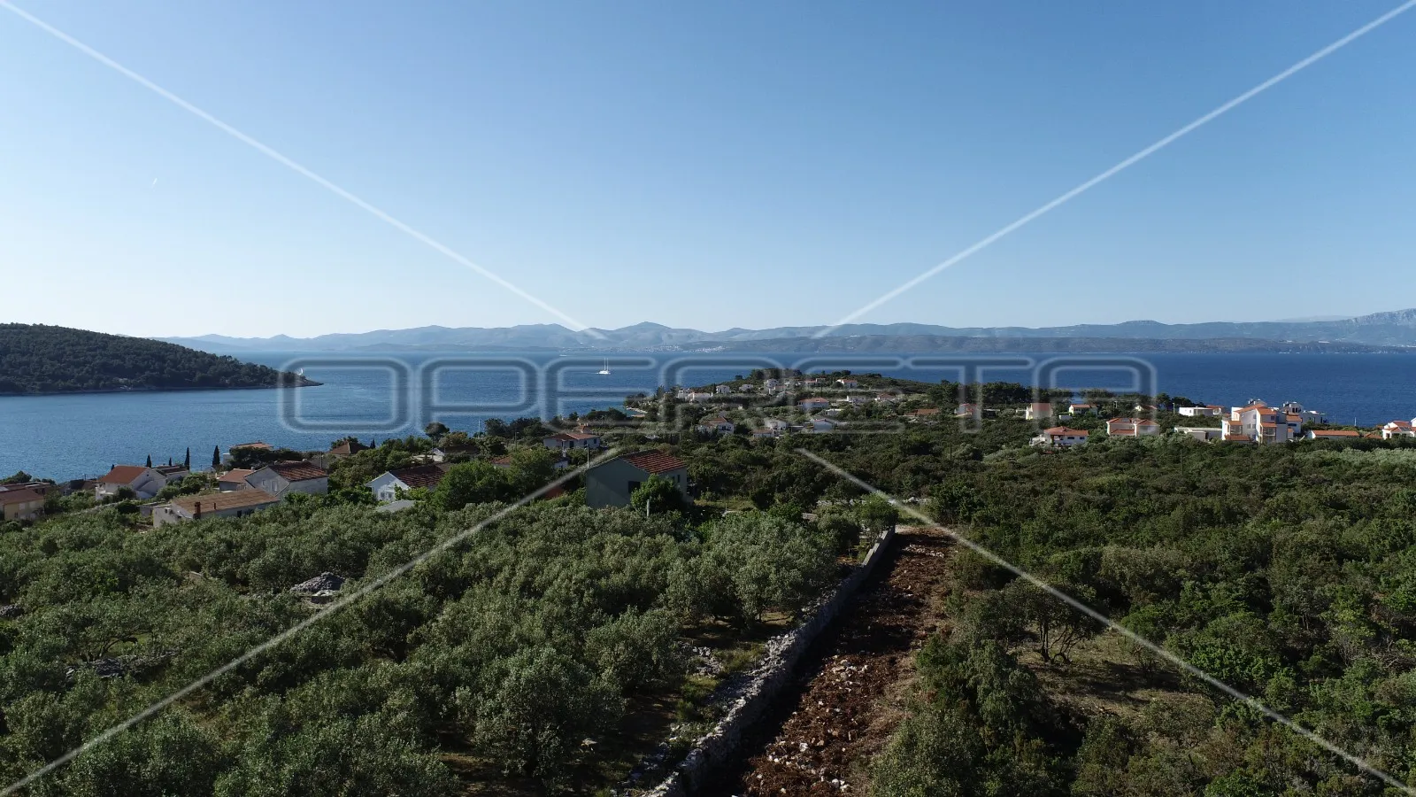 građevinsko zemljište, 2.709 m2, m1 namjena, pogled na more, nečujam, otok šolta - slika 7
