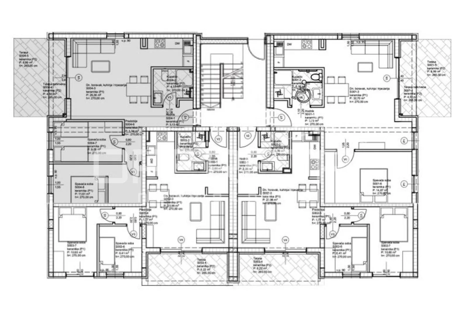 privlaka/zadar - luksuzni projekt 70m od mora, stan g004 - slika 4