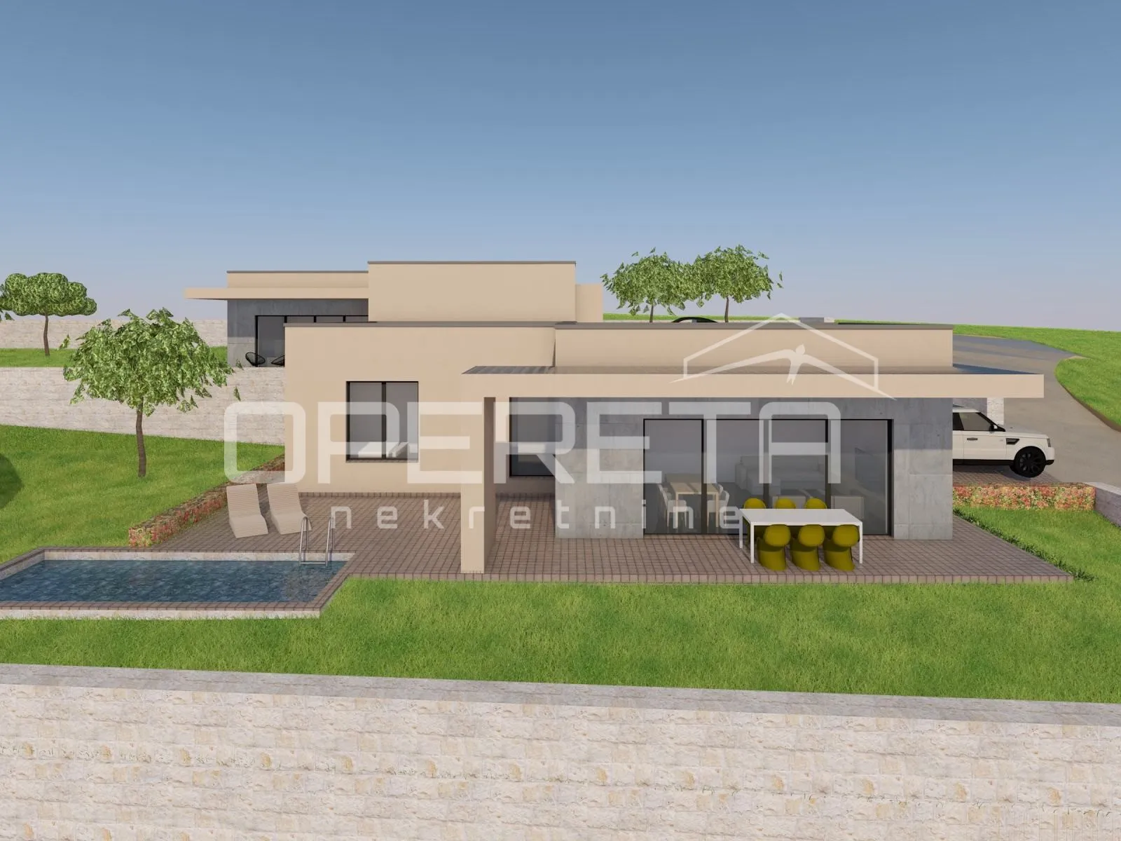 istra, tinjan- građevinsko zemljište s projektom i započetom gradnjom- idealna i - slika 7