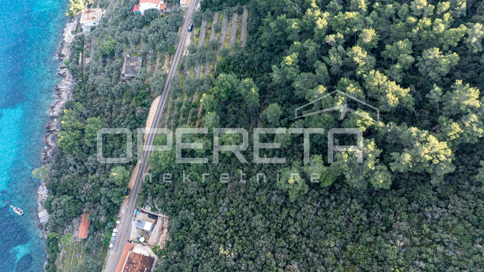 građevinsko zemljište od 934 m2, drugi red od mora, otok korčula - slika 8