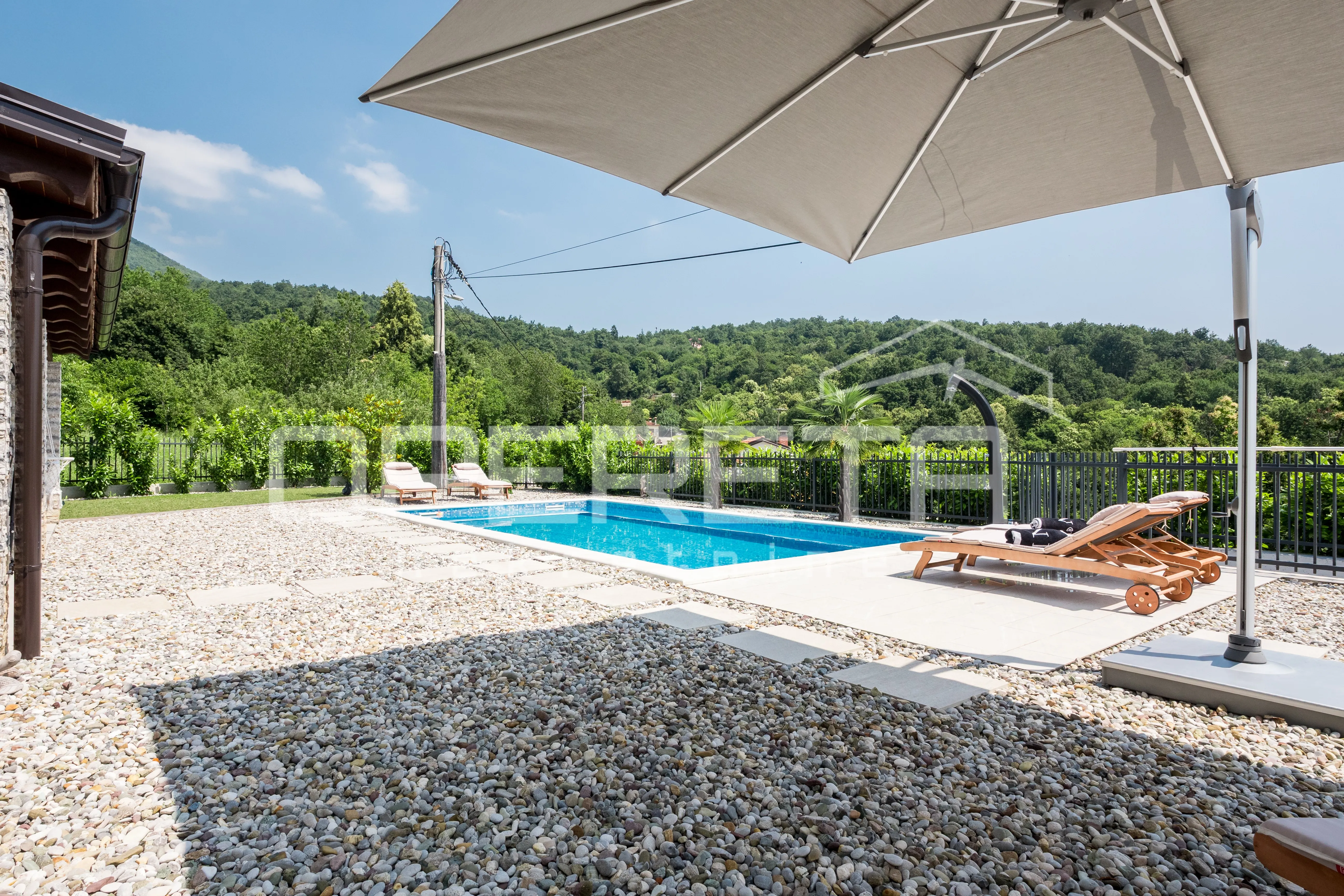 ičići – luksuzna vila s panoramskim pogledom na more, grijanim bazenom, spa zono - slika 17