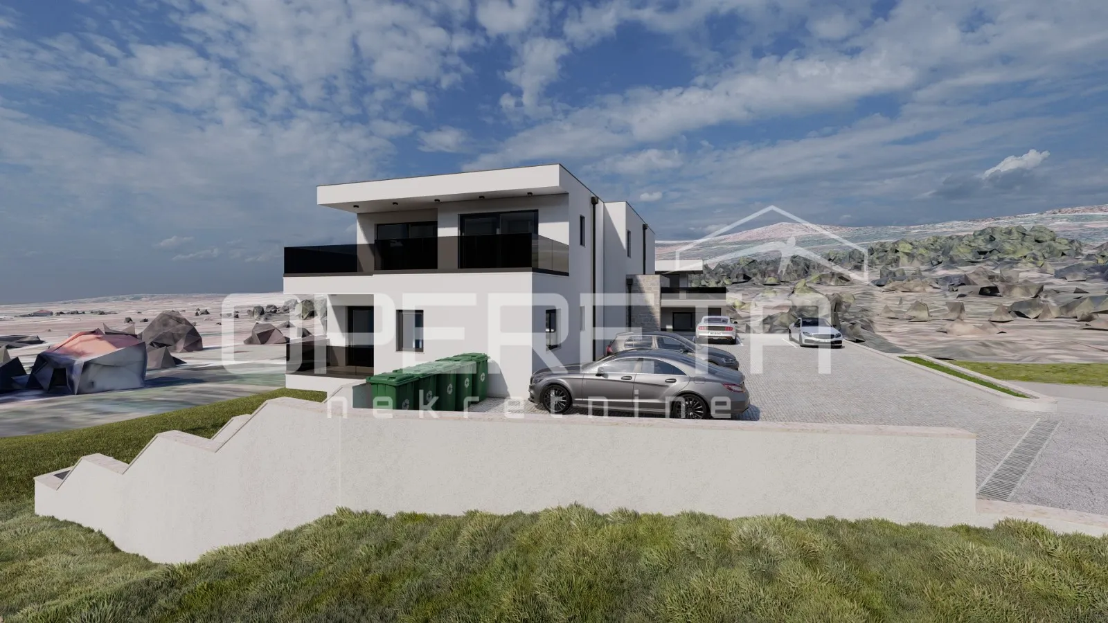 moderan penthouse na zadnjem katu stambene zgrade 123m2 - slika 2