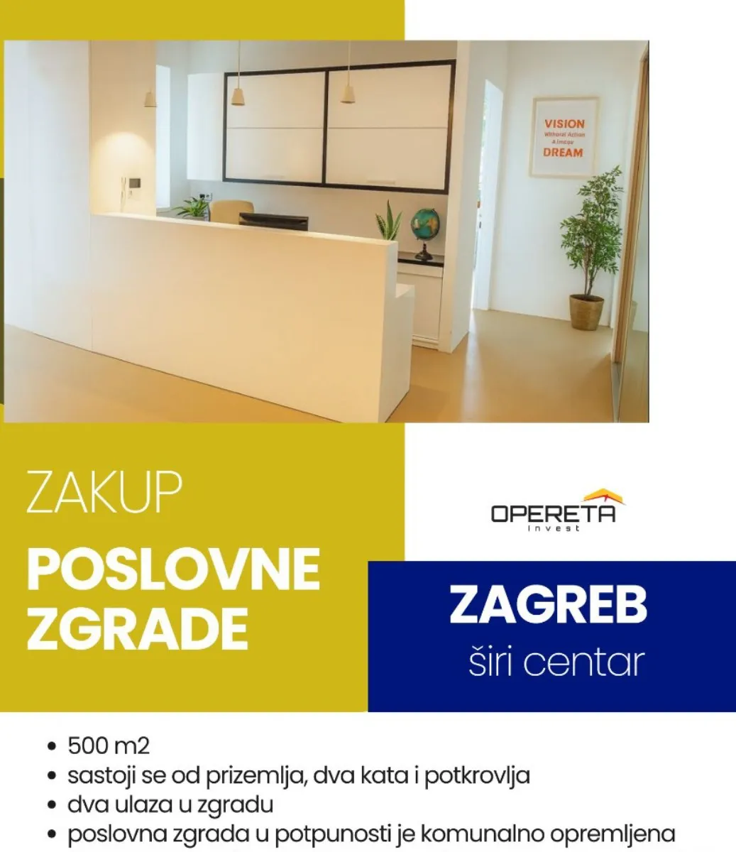 najam, poslovna zgrada, centar, centar, 580m2 - slika 1