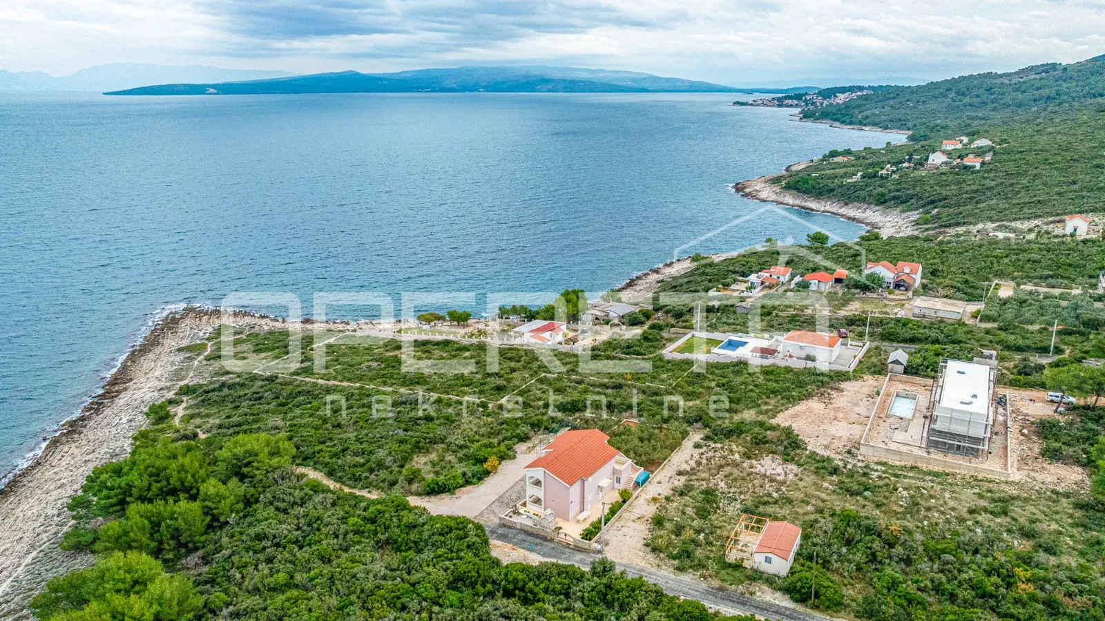 Građevinska parcela uz more i pogledom na more, 721 m2, Nečujam, Šolta
