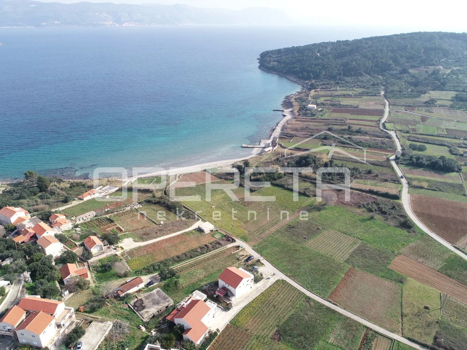 građevinsko zemljište,1171m2, lumbarda, blizu plaže bilin žal - slika 5