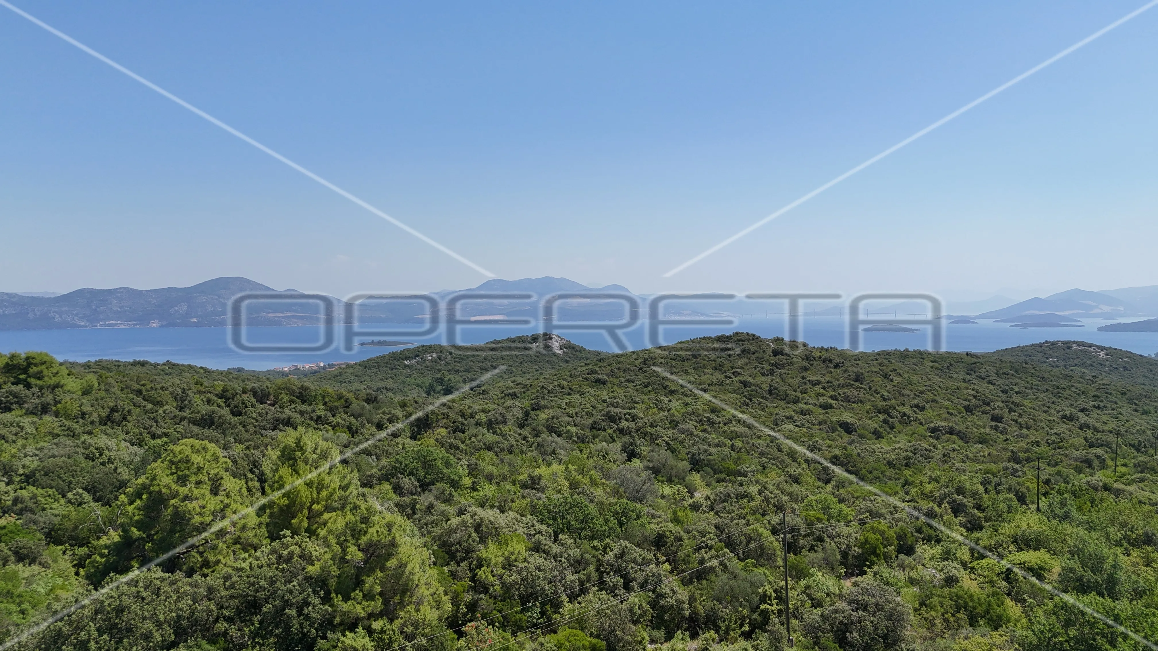 impresivno zemljište, 46.244m2, pogledom na more,sreser - slika 6