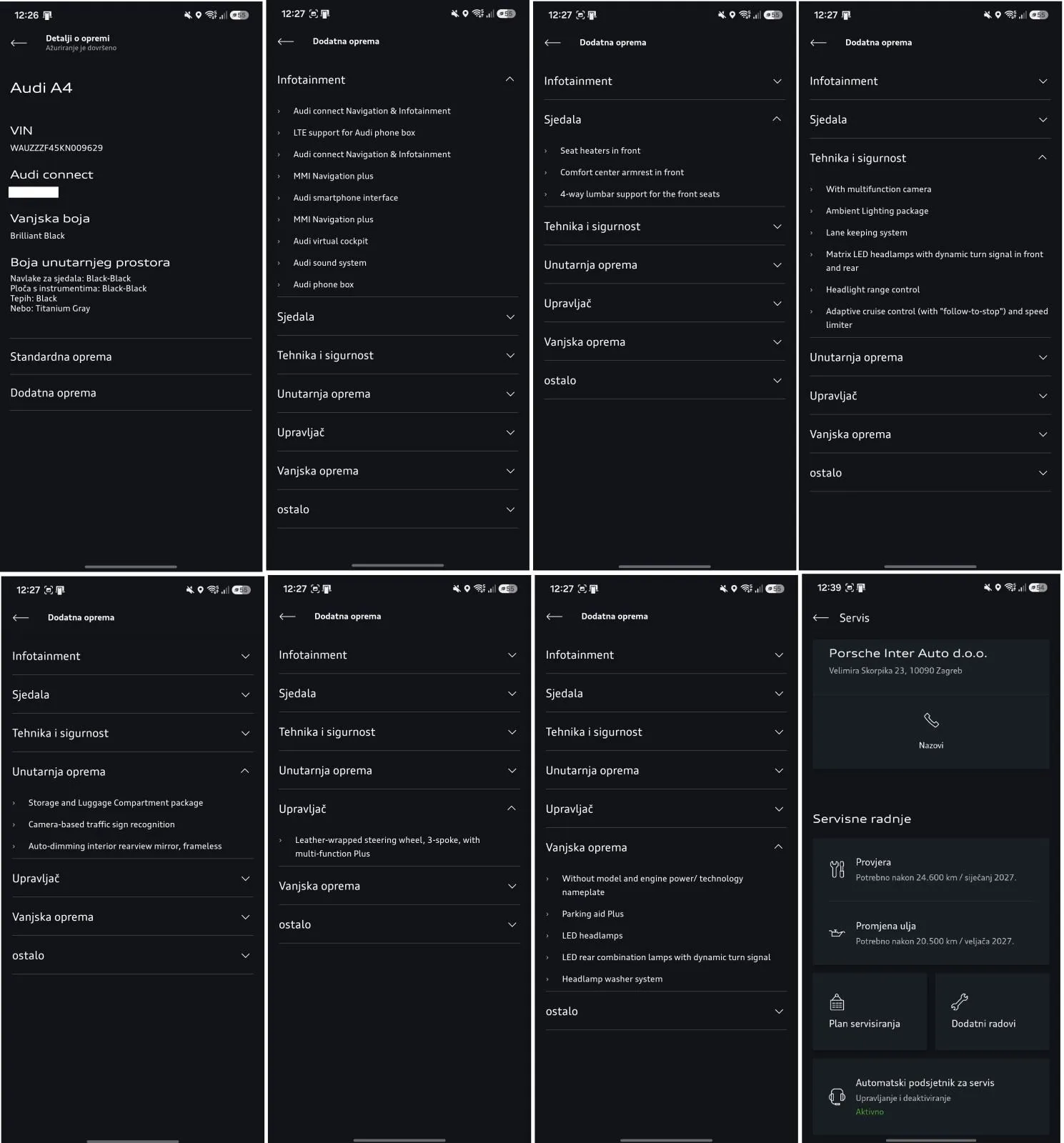 audi a4 (b9) 35 tfsi (2.0 tfsi mildhybrid) - vc, matrix, 8x alu - slika 18