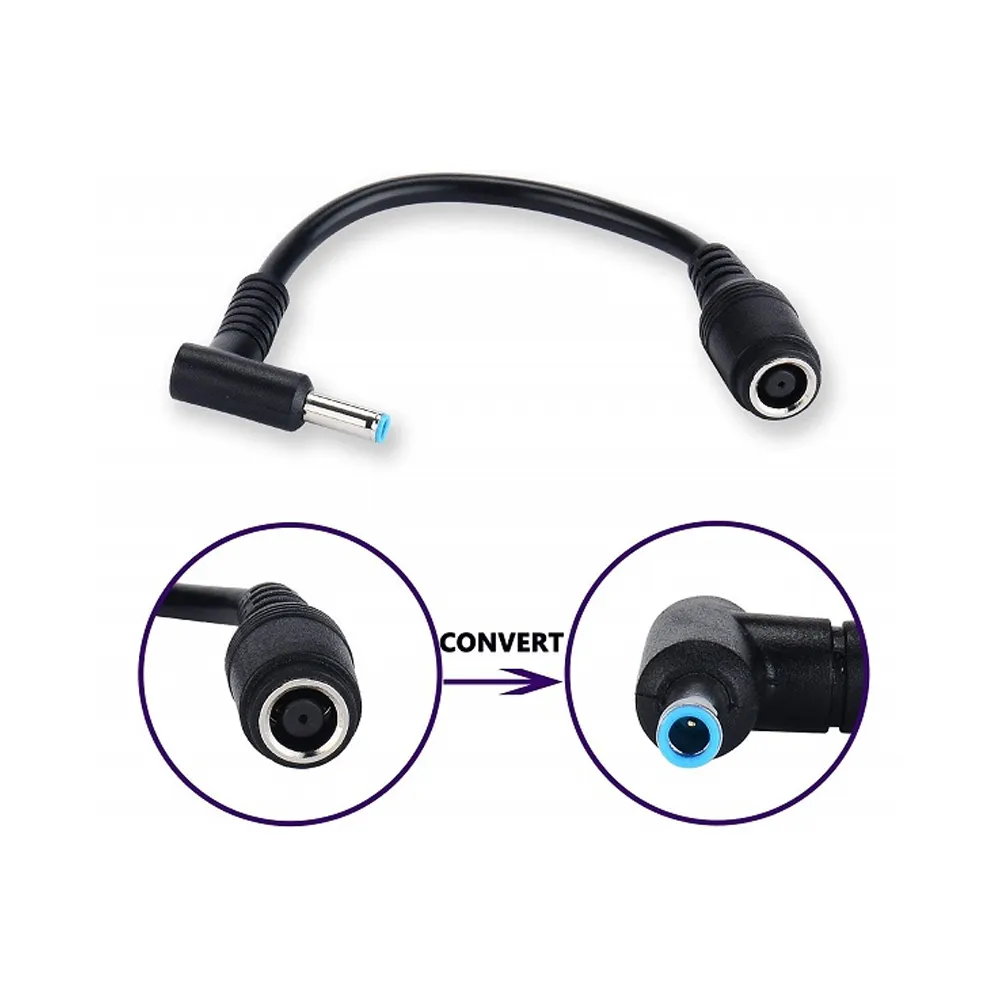 DC adapter konverter (7.4×5.0 mm ženski na 4.5×3.0 mm muški, za HP) - Zagreb