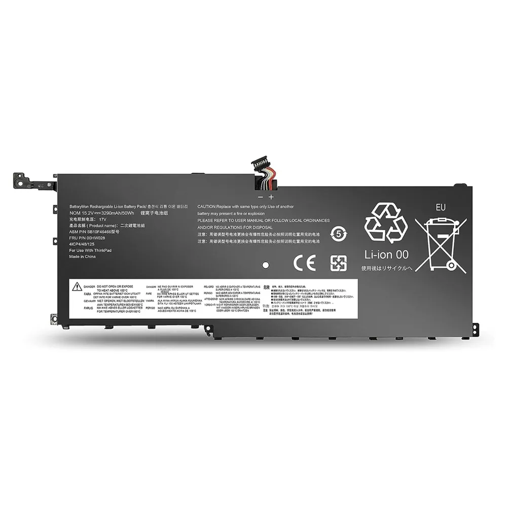 Baterija za Lenovo ThinkPad X1 Carbon G4/X1 Yoga (00HW028) 15.2V 3425mAh 52Wh Li-ion - Zagreb