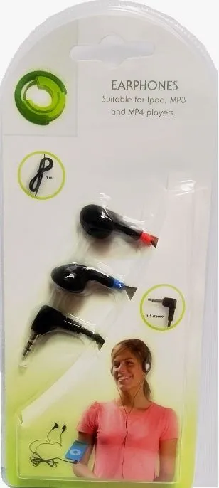 Audio stereo slušalice s 3.5 mm konektorom (1.2 m, crne) - Zagreb