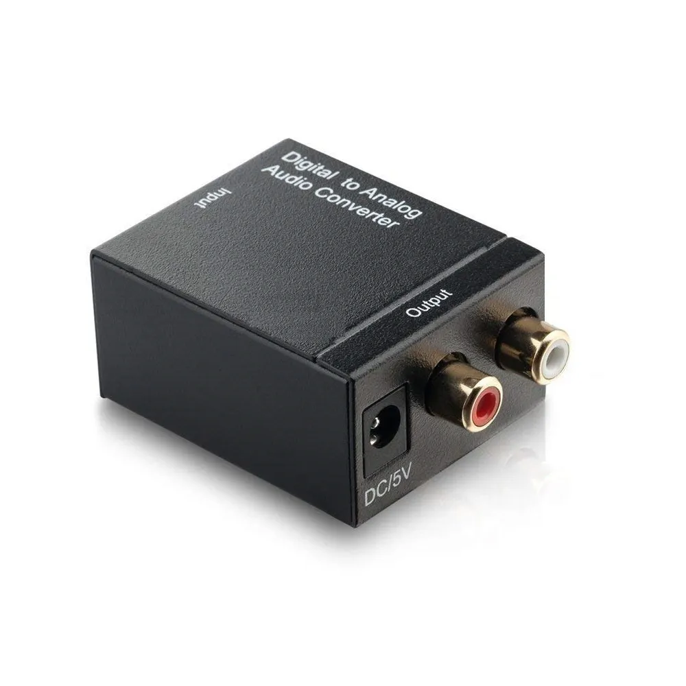 Optimus Audio Konverter (Digitalni na Analogni RCA, crni) - Zagreb