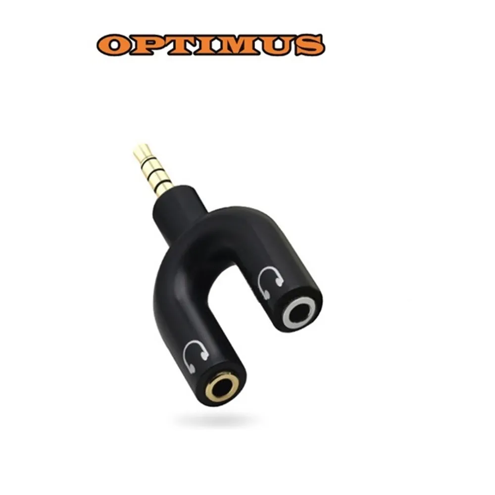 Optimus Audio kabel (5m, 3.5mm Muški na 2x RCA Muški, crni) - Zagreb