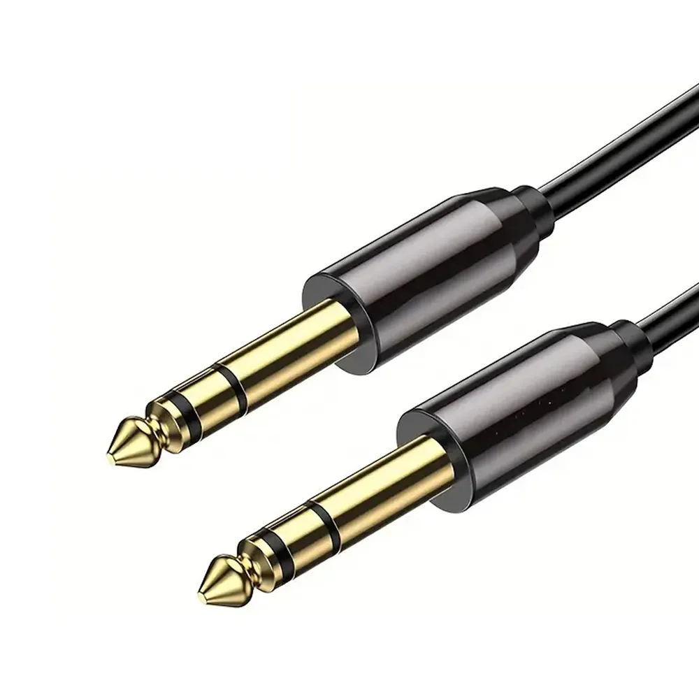 Optimus Audio kabel (10m, 6.3mm Stereo Muški na Muški, crni) - Zagreb