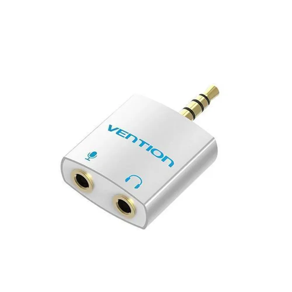 Vention Audio Razdjelnik (3.5mm ženski (2x) na 3.5mm muški, srebrni) - Zagreb