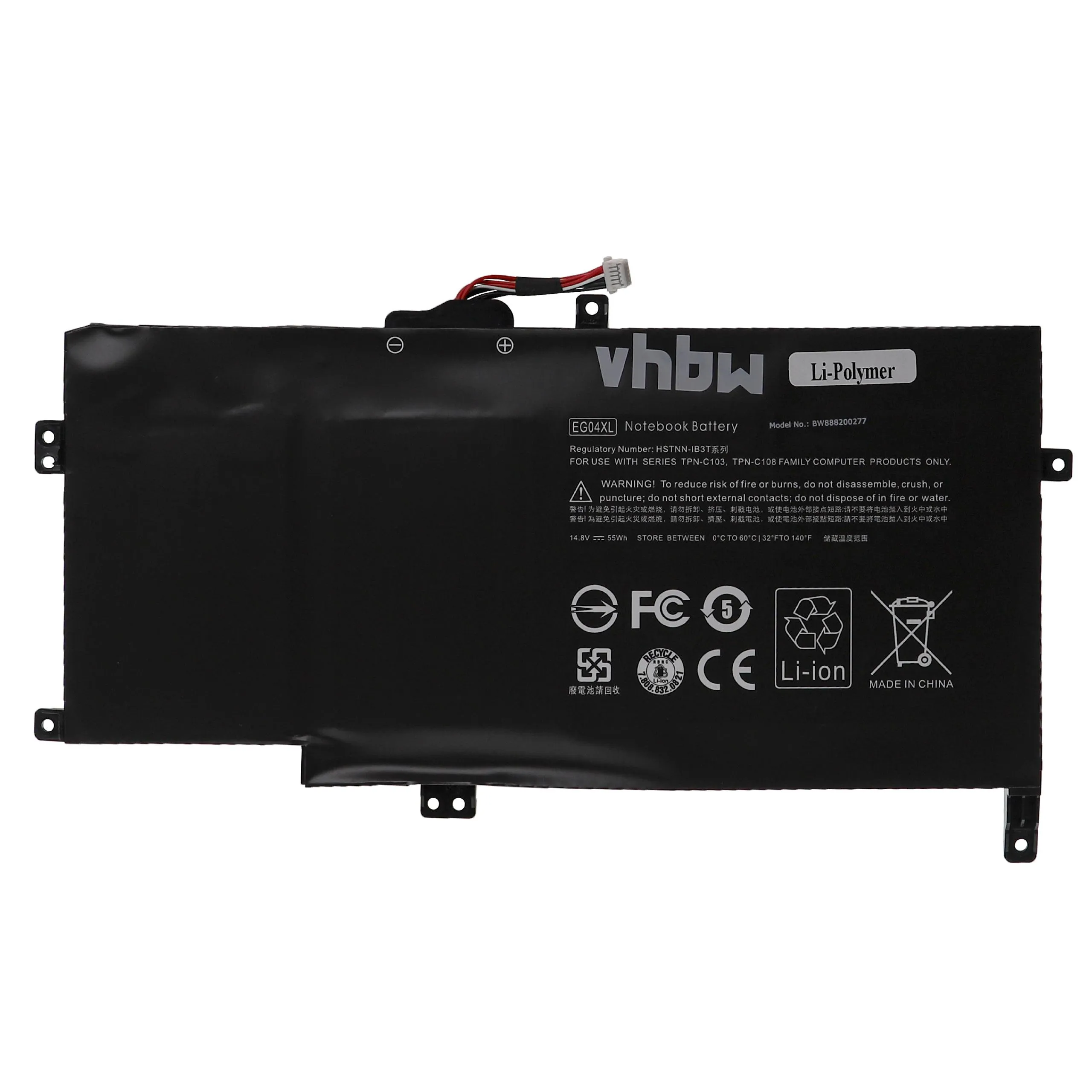 Baterija za HP Envy 6 (EG04) 14.8V 4000mAh 37Wh Li-ion - Zagreb