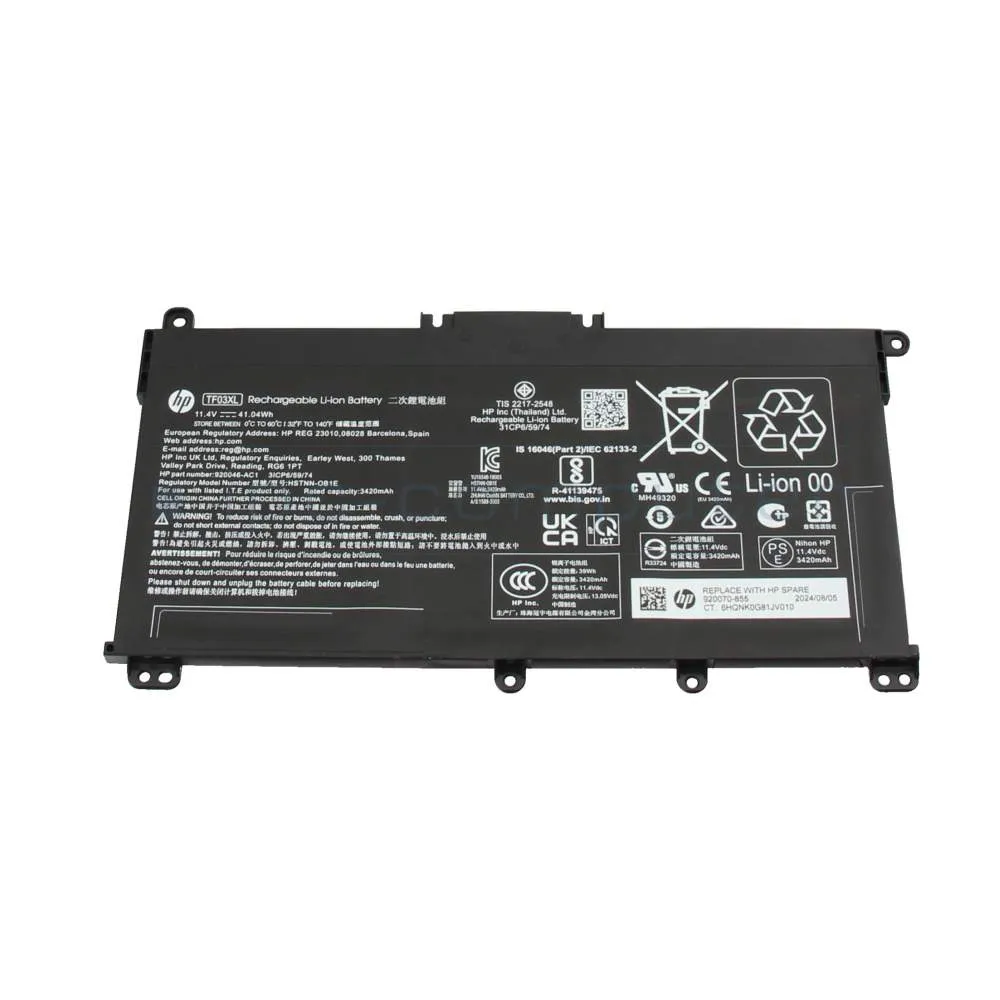 Baterija za HP Pavilion 15-CC/X360 14-CD (TF03XL) 11.55V 3615mAh 42Wh Li-ion - Zagreb