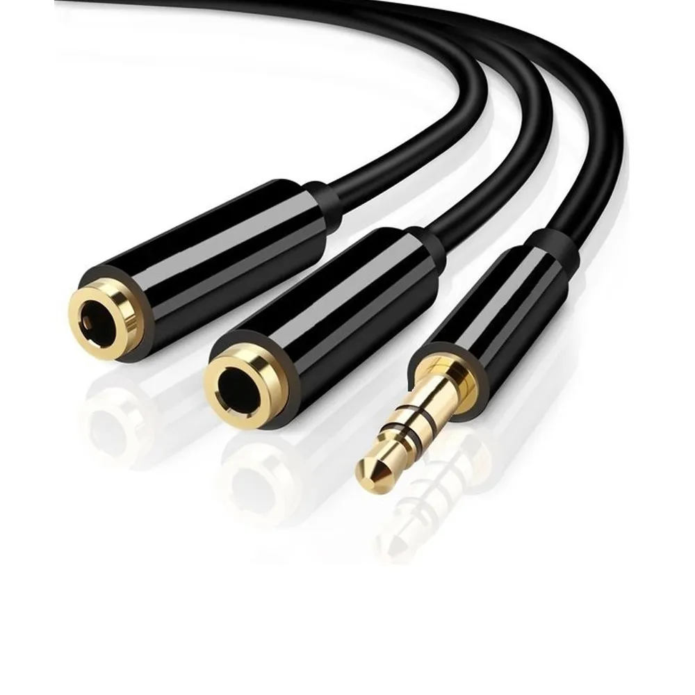 Optimus Audio kabel (3m, 3.5mm Muški na 6.3mm Muški, crni) - Zagreb