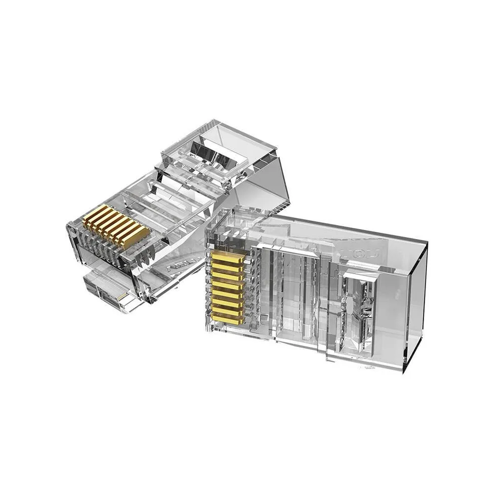 Vention Modularni Konektor (10 kom.) (Cat5e UTP RJ45, prozirni) - Zagreb