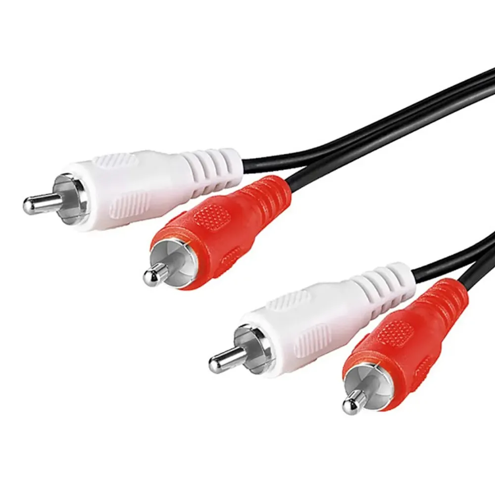 G&BL Audio kabel (1.5m, 2x RCA na 2x RCA Muški, crni) - Zagreb