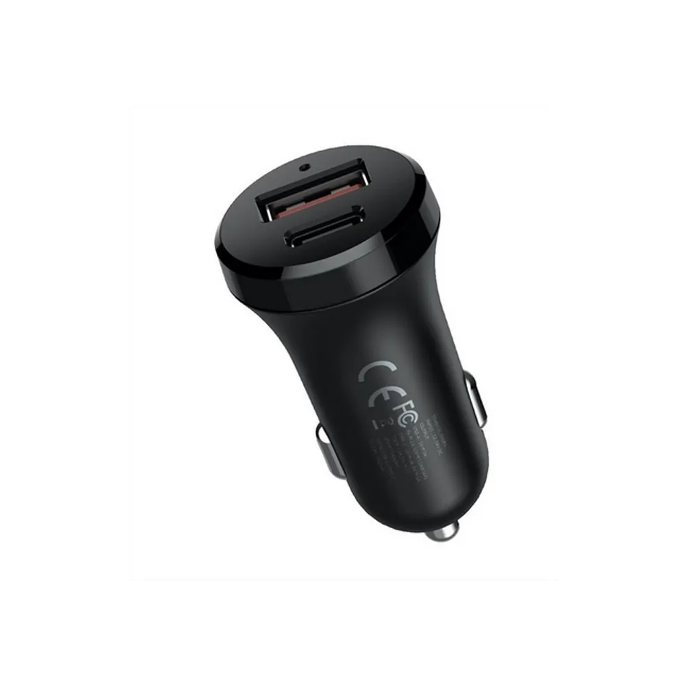 Optimus PD brzi auto punjač (18W+12W, USB-C + USB-A) - Zagreb