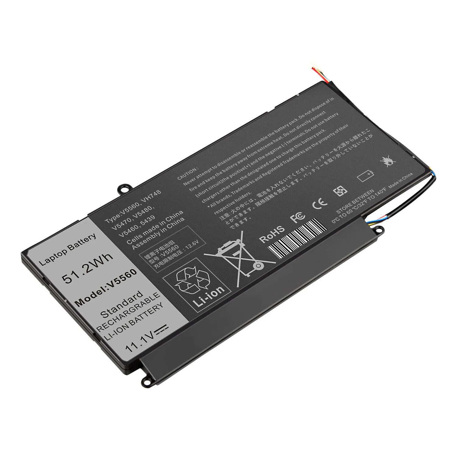 Baterija za Dell Vostro V5560/V5470 (VH748) 11.1V 4612mAh 51.2Wh Li-ion - Zagreb