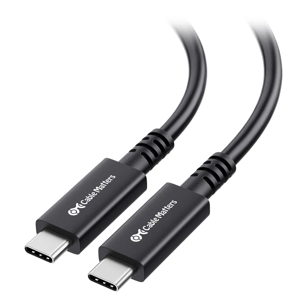 Optimus USB C data kabel (0.6m, USB4 na USB4, crni) - Zagreb