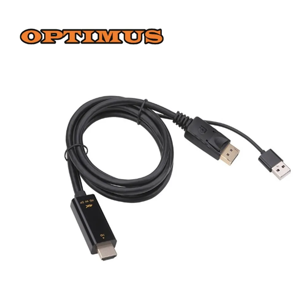 Optimus Konverter kabel (1.8m, HDMI Muški na DisplayPort Muški, crni) - Zagreb