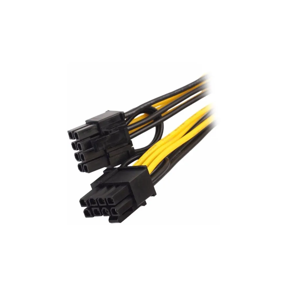 Napojni kabel (20cm, molex 4-pin na PCI-e 8-pin (6+2), crni) - Zagreb