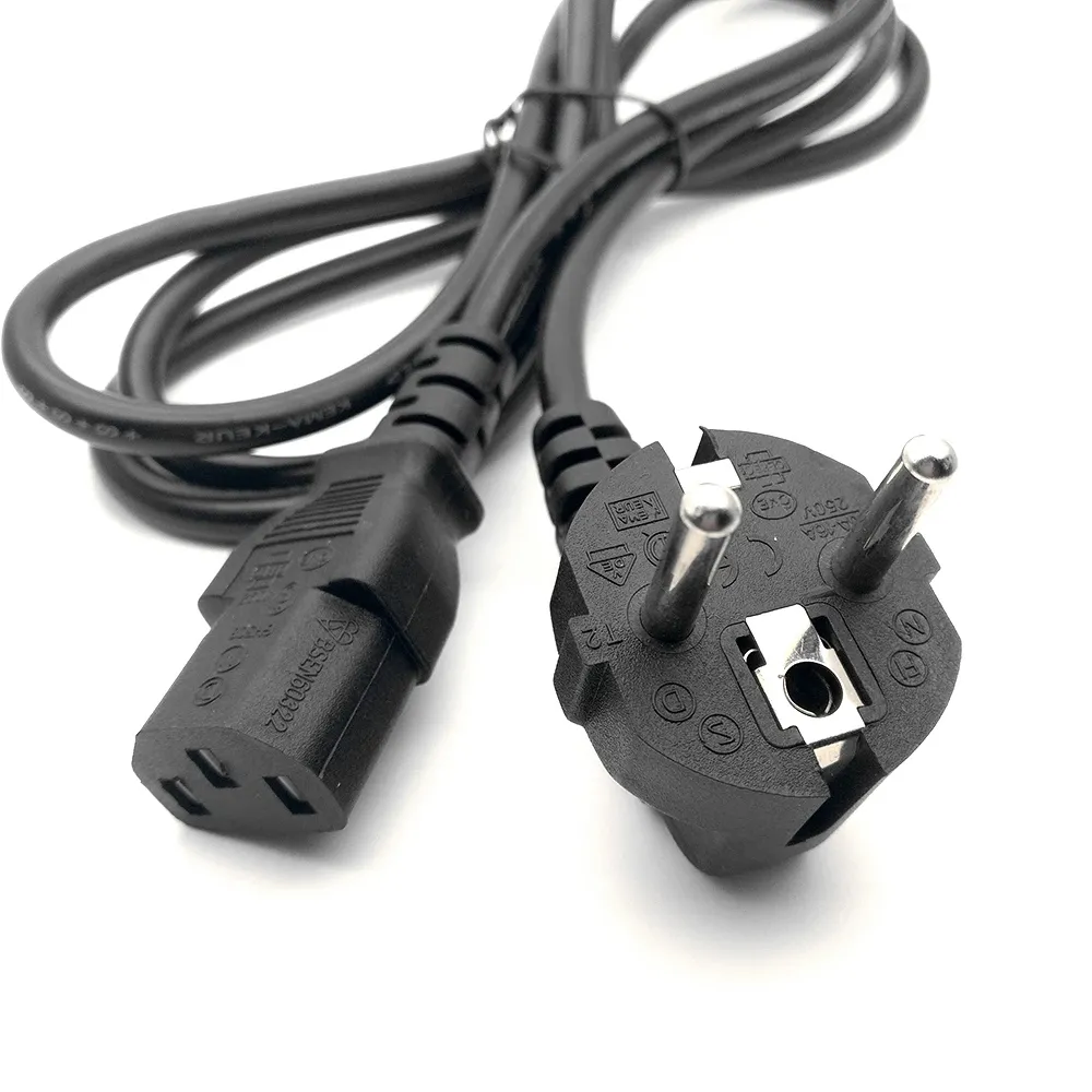 Optimus AC strujni kabel - EU (Šuko) na C13, 5 m, crni - Zagreb