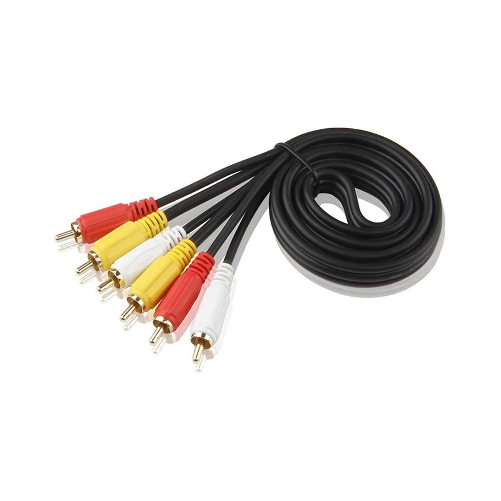 G&BL Audio&Video kabel (1.5m, 3x RCA na 3x RCA Muški, crni) - Zagreb