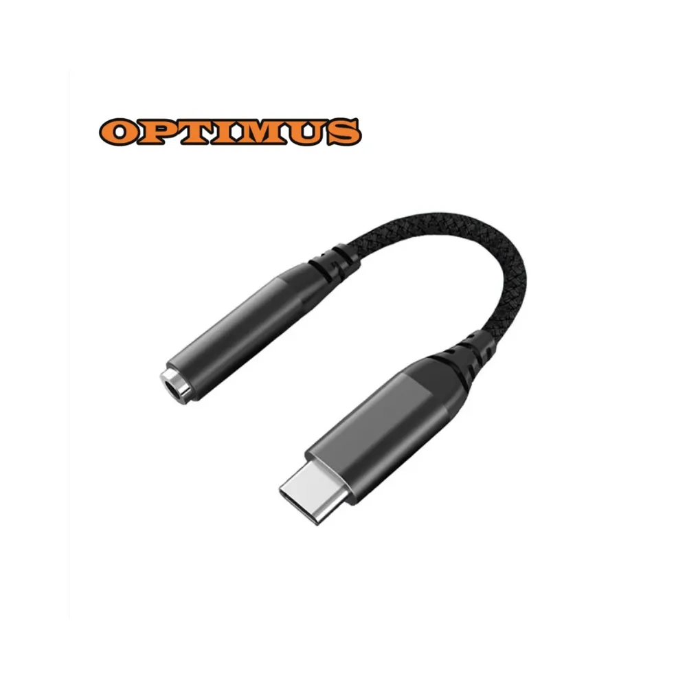 Optimus DAC Audio Adapter (0.15m, USB-C na 3.5mm ženski, crni) - Zagreb