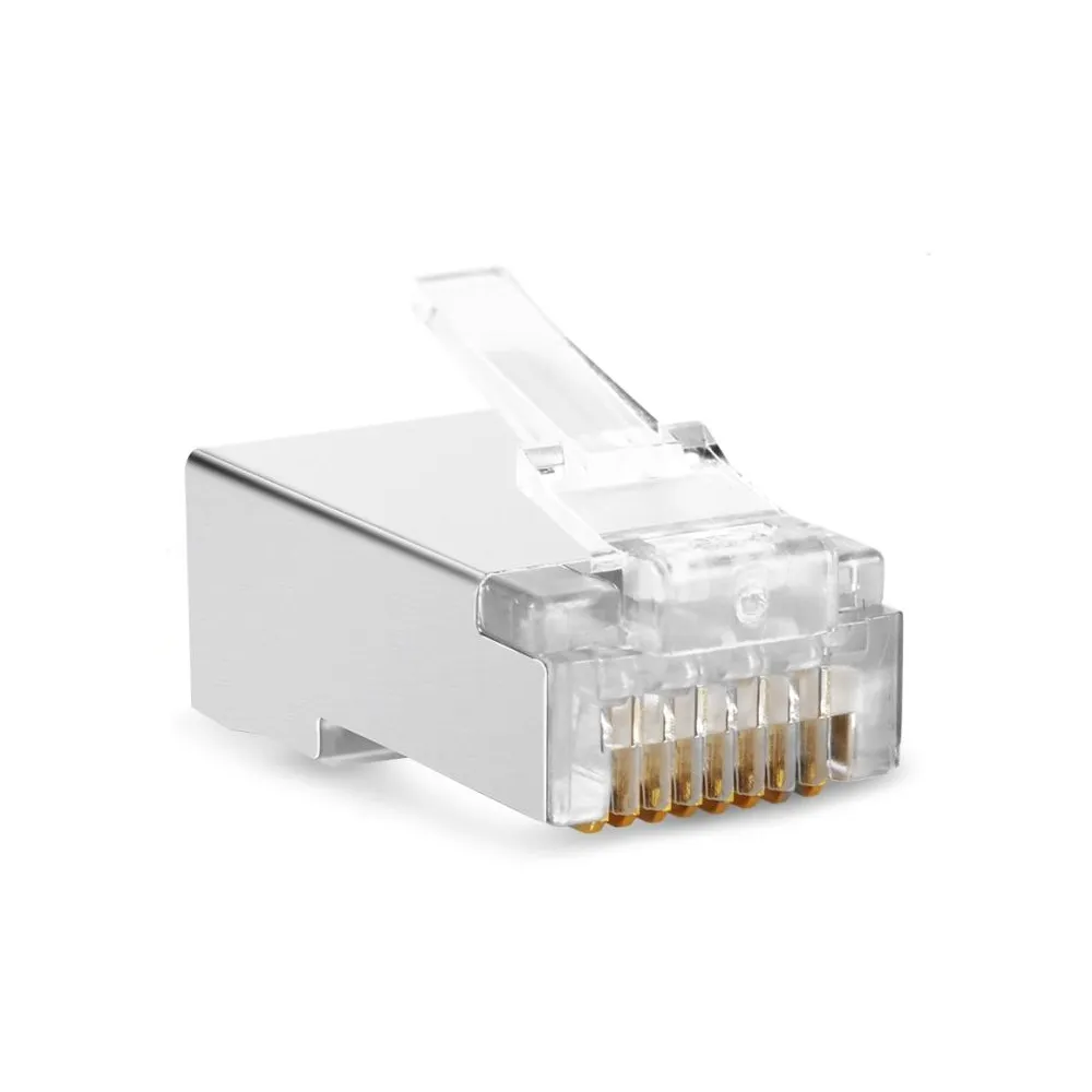 Optimus Modularni Konektor (10 kom.) (Cat6a SFTP RJ45, srebrni) - Zagreb