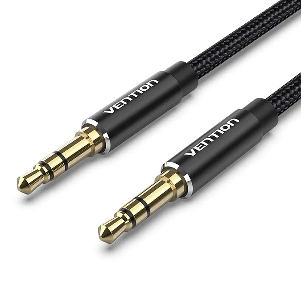 Vention Audio kabel (2m, 3.5mm Muški na Muški, crni) - Zagreb