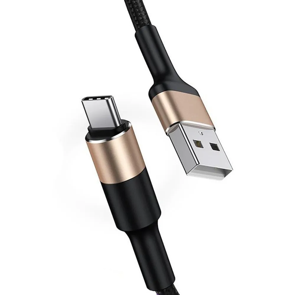 Optimus USB data kabel (3m, Lightning na USB-A, pleteni/najlon, crni) - Zagreb