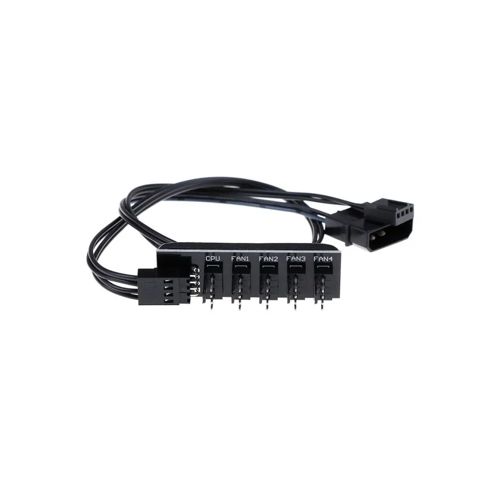 Molex Razdjelni Kabel (4-pin, 1 na 5, 40cm, crni) - Zagreb