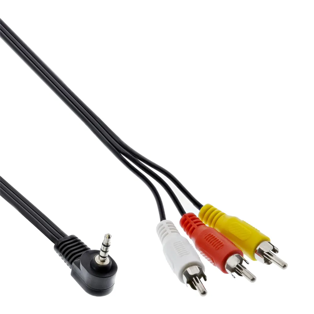 G&BL Audio i Video kabel (1.8m, 2.5mm na 3x RCA Muški, crni) - Zagreb