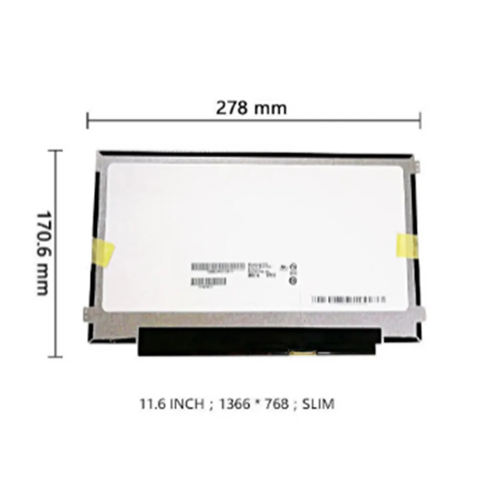 Ekran za laptop 11.6" LED Slim 1366x768 30pin (B116XTN02.2) - Zagreb