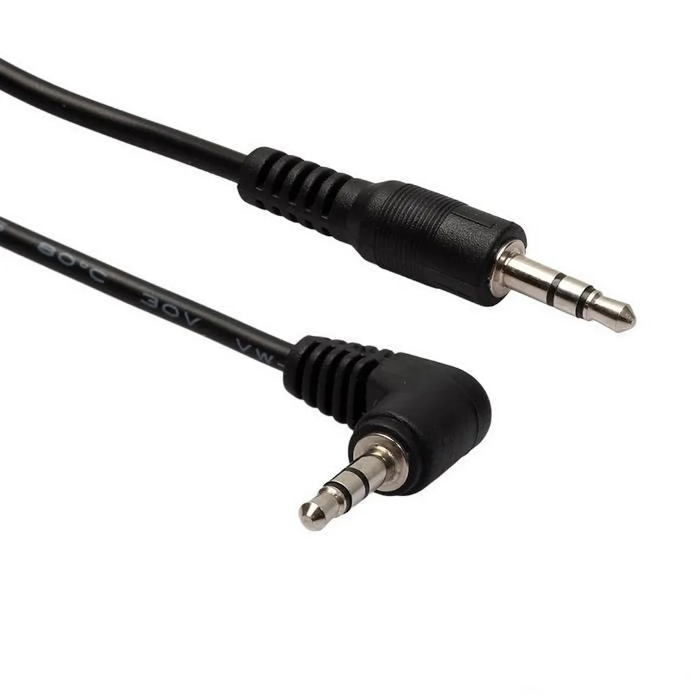 Optimus Audio kabel (1.5m, 3.5mm Muški na Muški (L-tip), crni) - Zagreb