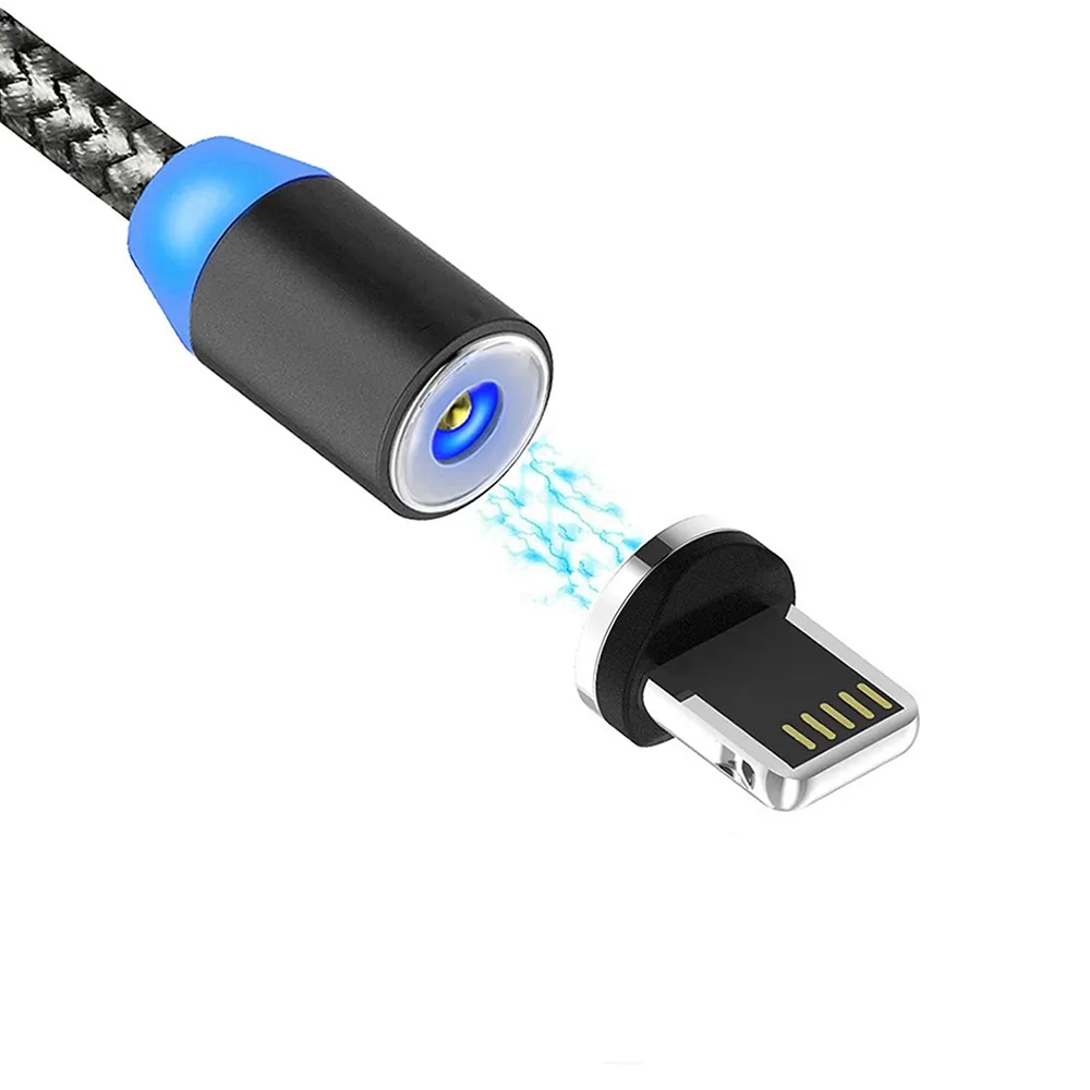 Optimus Magnetni data kabel (1m, Lightning na USB-A, crni) - Zagreb