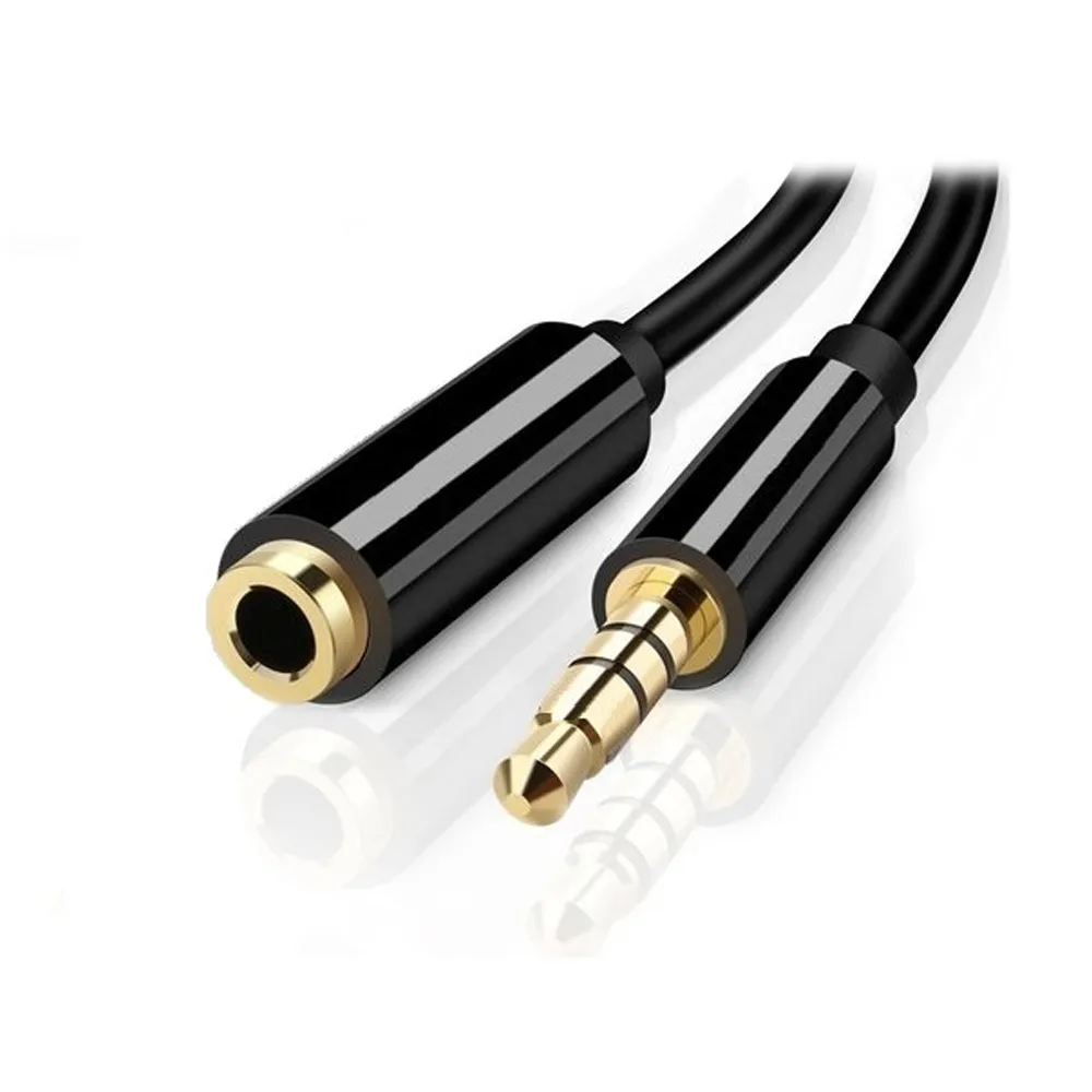Optimus Audio Ekstenzioni kabel (5m, 3.5mm Muški na Ženski, crni) - Zagreb