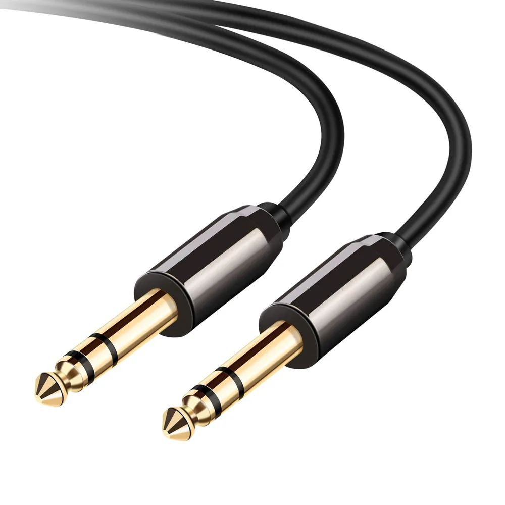 Optimus Audio kabel (3m, 6.3mm Stereo Muški na Muški, crni) - Zagreb