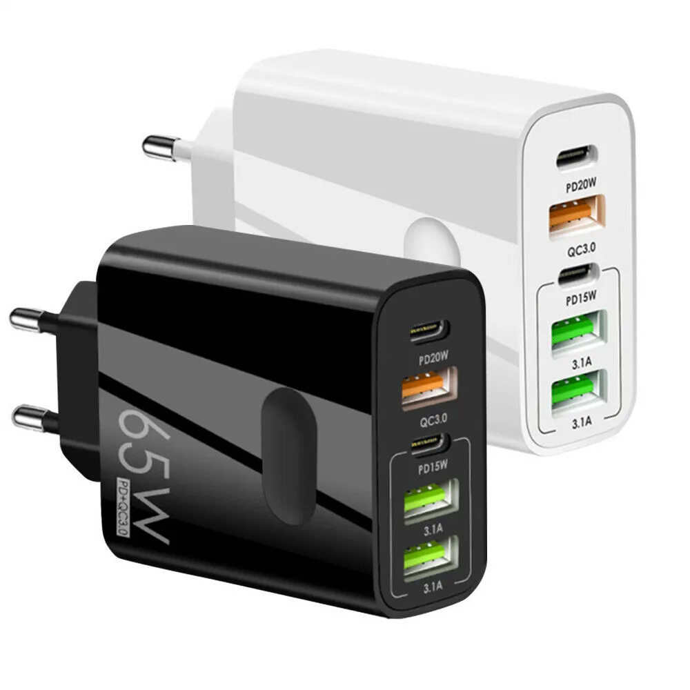Optimus 65W PD punjač (2xPD 36W, 1xQC 18W, 2xUSB 15W) - Zagreb