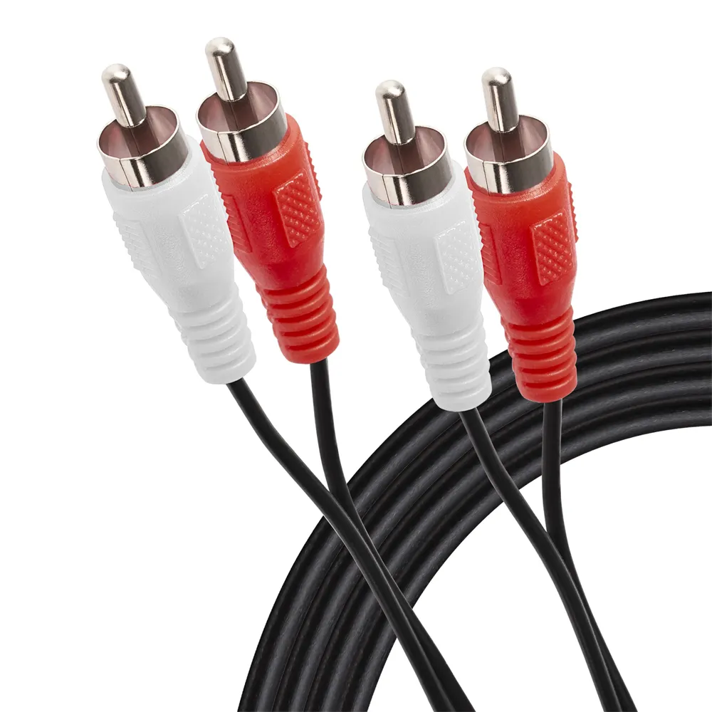 G&BL Audio kabel (5m, 2x RCA na 2x RCA Muški, crni) - Zagreb
