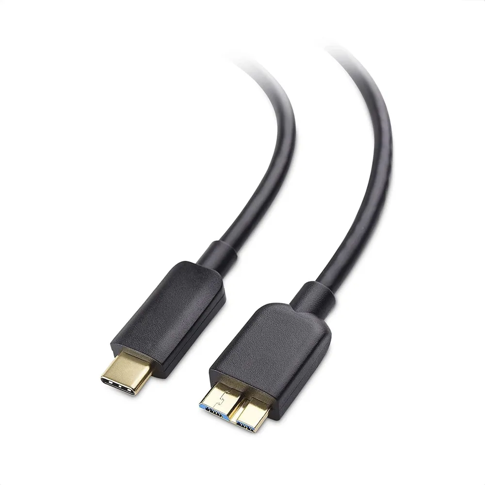 Optimus USB data kabel (1.5m, Micro USB 3.0 na USB-C, crni) - Zagreb
