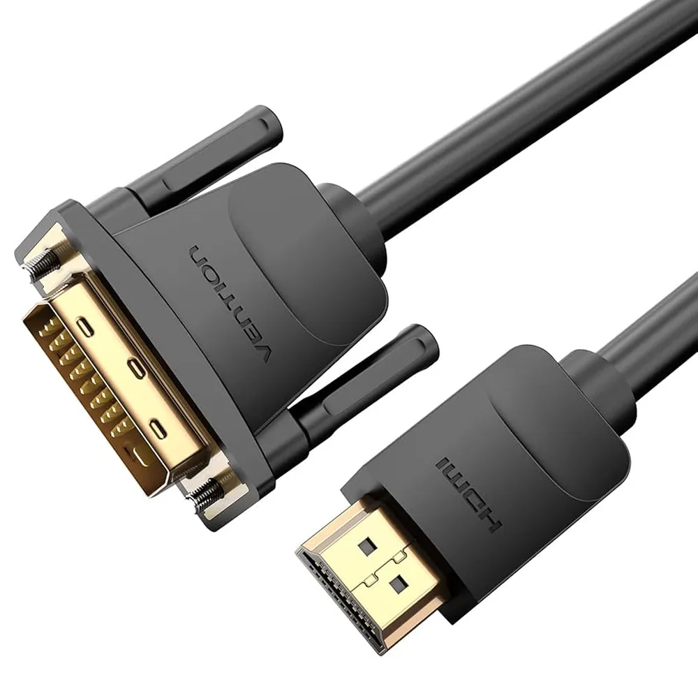 Vention DVI Konverter kabel (10m, DVI-D (18+1) na HDMI Muški, crni) - Zagreb