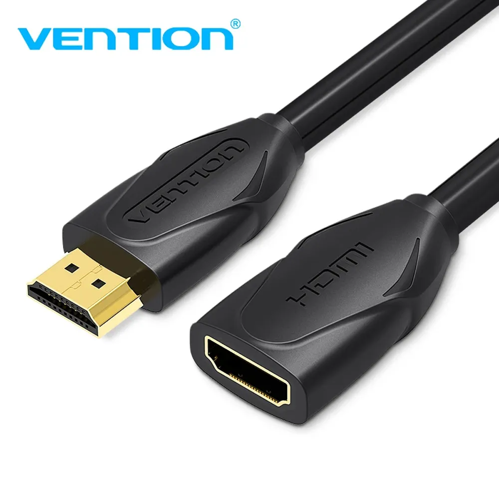 Vention HDMI Ekstenzioni kabel (3m, HDMI Muški na Ženski 1.4v, crni) - Zagreb